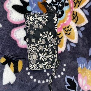 Black and white Vera Bradley wristlet wallet
